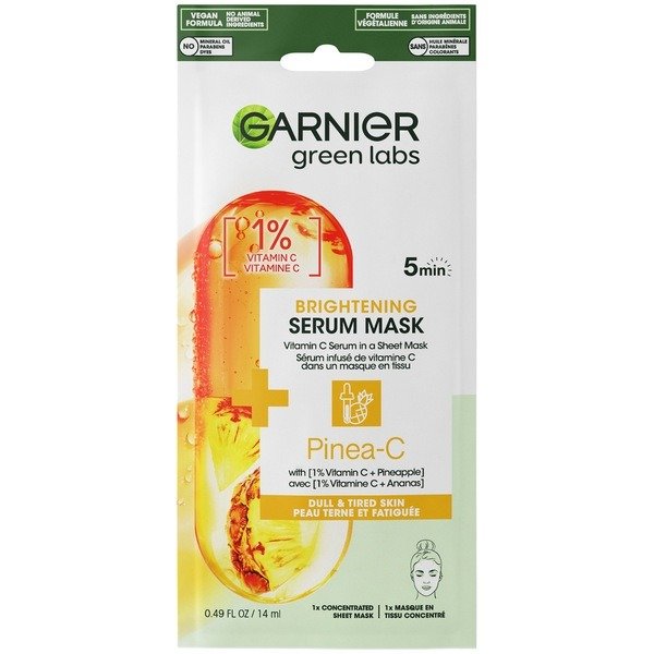 Green Labs Pinea-C Brightening Serum Sheet Mask with Vitamin C
