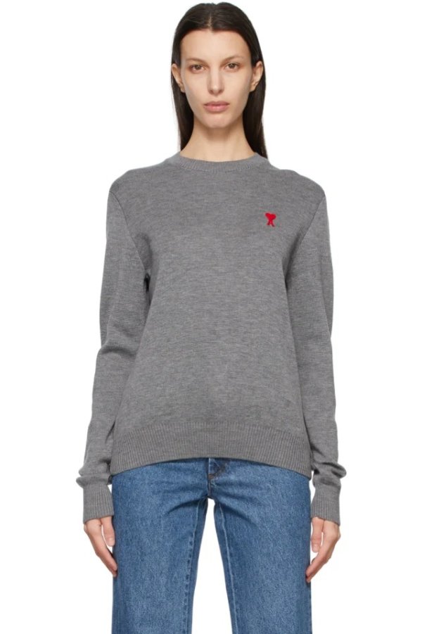 Grey Ami De Coeur Sweater