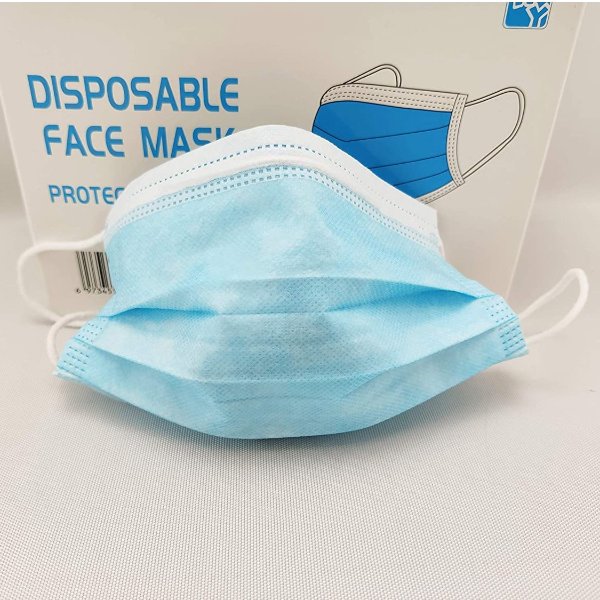 HY General Use Disposable Face Mask (3 Ply), Pack of 100
