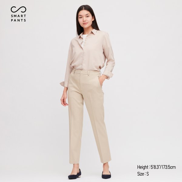 WOMEN SMART 2-WAY STRETCH SOLID ANKLE-LENGTH PANTS (TALL) (ONLINE EXCLUSIVE)