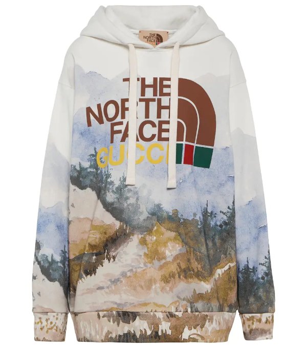 x The North Face cotton hoodie