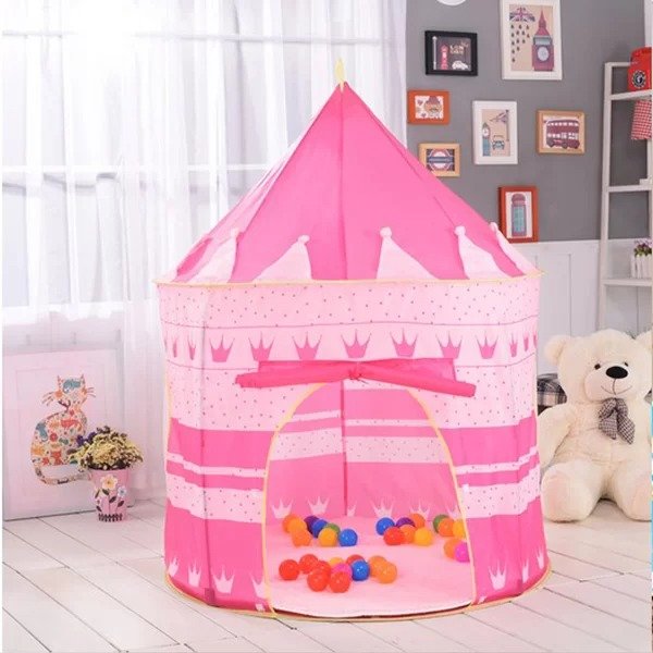 Princess Castle Play House 3.5' x 3.5' Indoor/Outdoor Polyester Play TentPrincess Castle Play House 3.5' x 3.5' Indoor/Outdoor Polyester Play TentProduct OverviewRatings & ReviewsQuestions & AnswersShipping & ReturnsMore to Explore