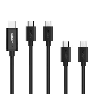 AUKEY Micro USB Cable + USB-C Cable