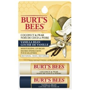 Burt's Bees唇膏两个装 椰梨、香草