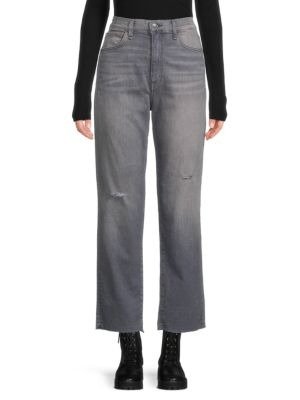 Kass High Rise & Straight Fit Jeans
