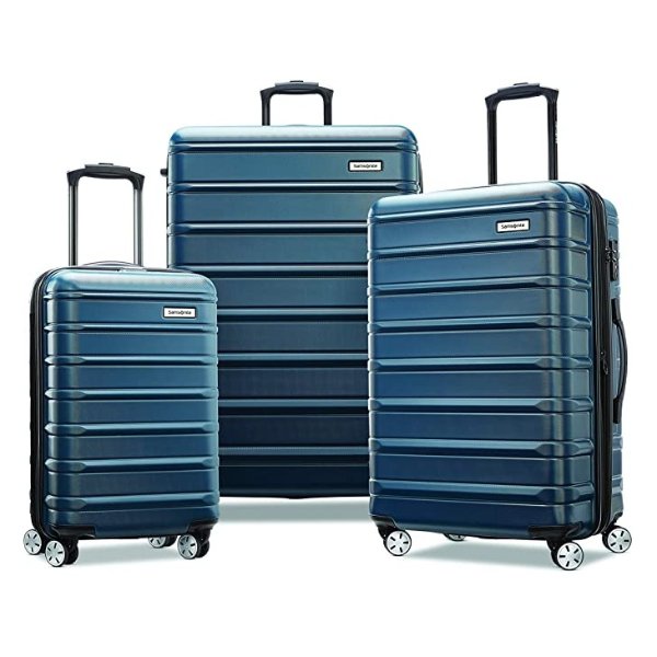 Omni 2 Hardside Expandable Luggage with Spinner Wheels, Nova Teal, 3-Piece Set (20/24/28)