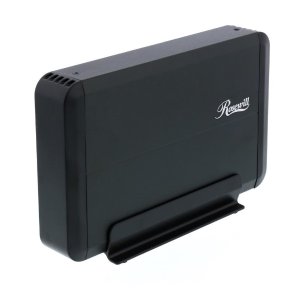 Rosewill RX307-PU3-35B - 3.5" Hard Drive Enclosure - SATA III, USB 3.0, Energy Saving, UASP, Black Aluminum & ABS Plastic