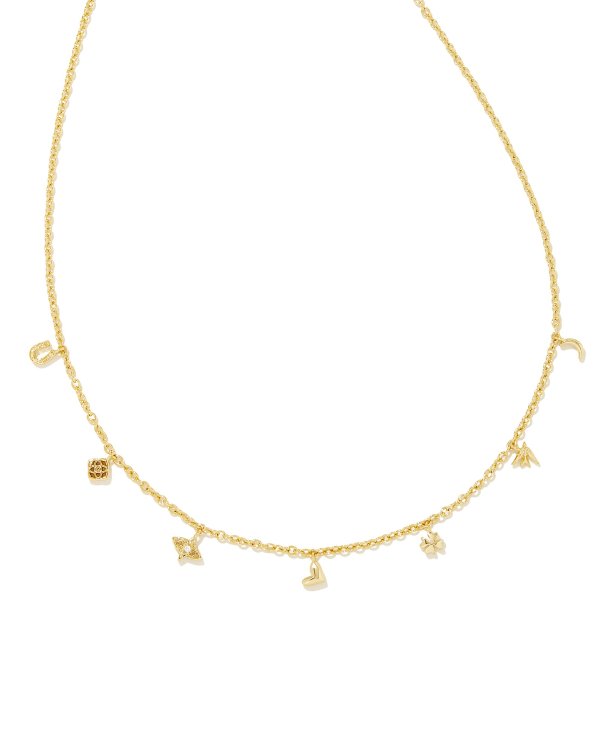 Beatrix Strand Necklace in Gold