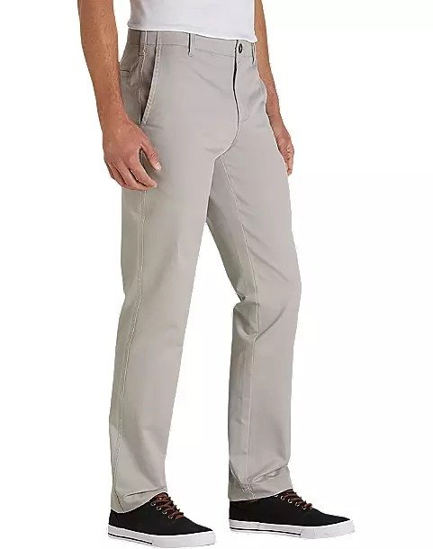 Light Gray Slim Fit Chino - Men's Pants 