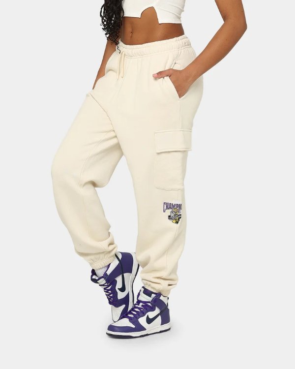 Mitchell & Ness Los Angeles Lakers Cargo Fleece Sweat Pants Khaki