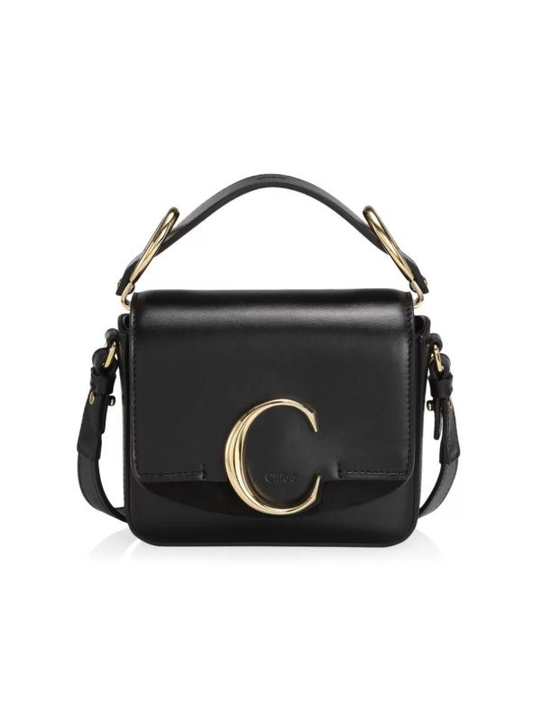 - MiniC Leather Crossbody Bag