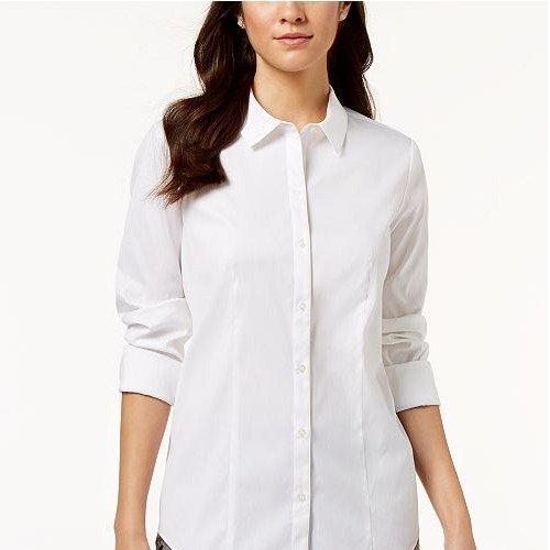 Classic Button-Front Shirt, Created for Macy's