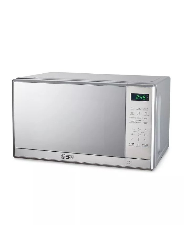 0.7 Cu. Ft. Counter Top Microwave, Stainless Steel