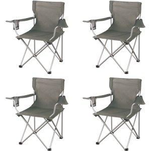 Ozark Trail Classic Folding Camp Chairs, Set of 4 @ Walmart