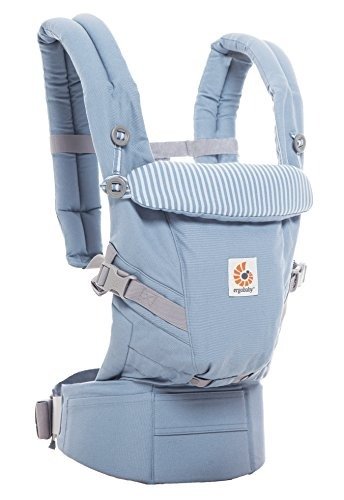 Adapt Award Winning Ergonomic Multi-Position Baby Carrier, Newborn to Toddler, Azure Blue
