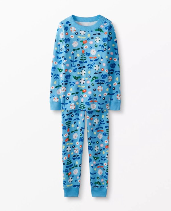 Long John Pajamas In Organic Cotton