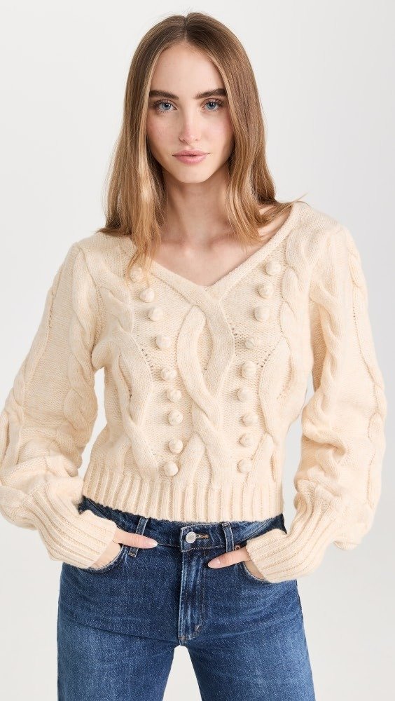 Amina Bobble Sweater