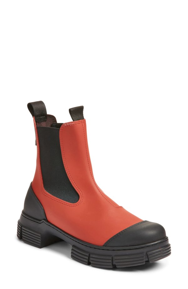 Recycled Rubber Chelsea Rain Boot