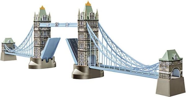 Tower Bridge 216 Piece 3D Jigsaw Puzzle for Kids and Adults - Easy Click Technology Means Pieces Fit Together Perfectly