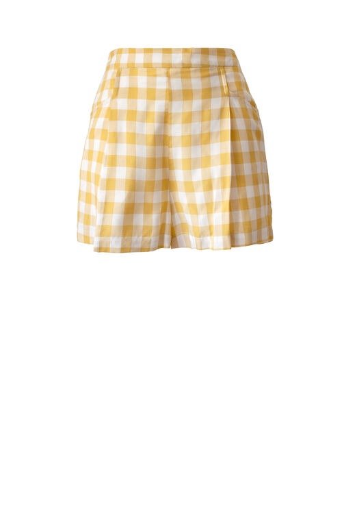 Woven Gingham Shorts
