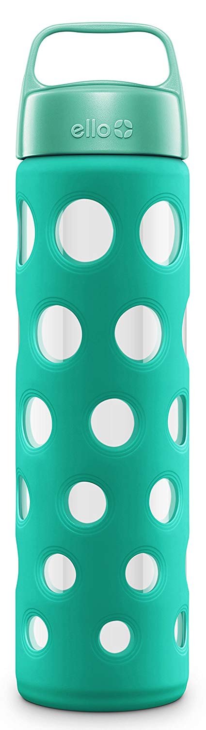 Pure Glass Water Bottle with Silicone Sleeve