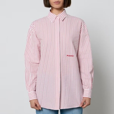 粉色条纹衬衫