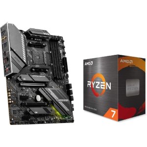 闪购：AMD Ryzen 7 5800X 3.8GHz 8核 AM4 处理器+主板 套装