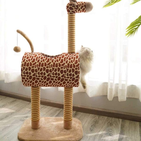Giraffe Cat Tree with Scratching Post - Chewy.com