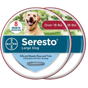 Seresto 8 Month Flea & Tick Prevention Collar for Large Dogs