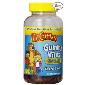 itters Gummy Bear Vitamins, 190-Count Bottles (Pack of 3)