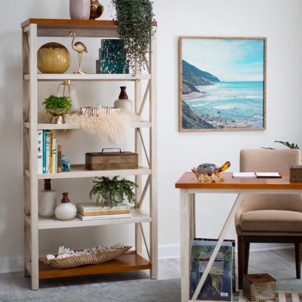 Belham Living Ally Bookcase - White