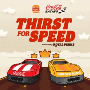 Burger King 赛车游戏 免费拿饮料、积分奖励