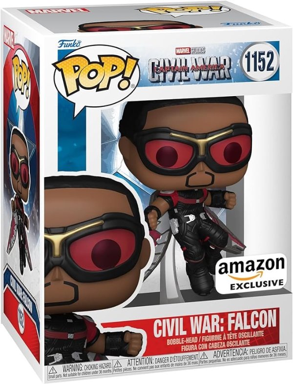 Pop! Marvel: Captain America: Civil War Build A Scene - Falcon, Amazon Exclusive, Figure 10 of 12