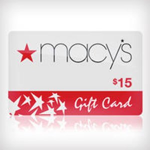 for a $15 Macy's Gift Card  @ Saveology