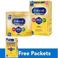 FREE Single-Serve NeuroPro Packets with Purchase of Enfamil NeuroPro Infant Formula Powder Tub and Refill Box