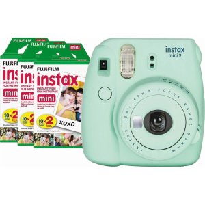 Fujifilm instax mini 9 薄荷绿色 拍立得相机 + 相纸套装