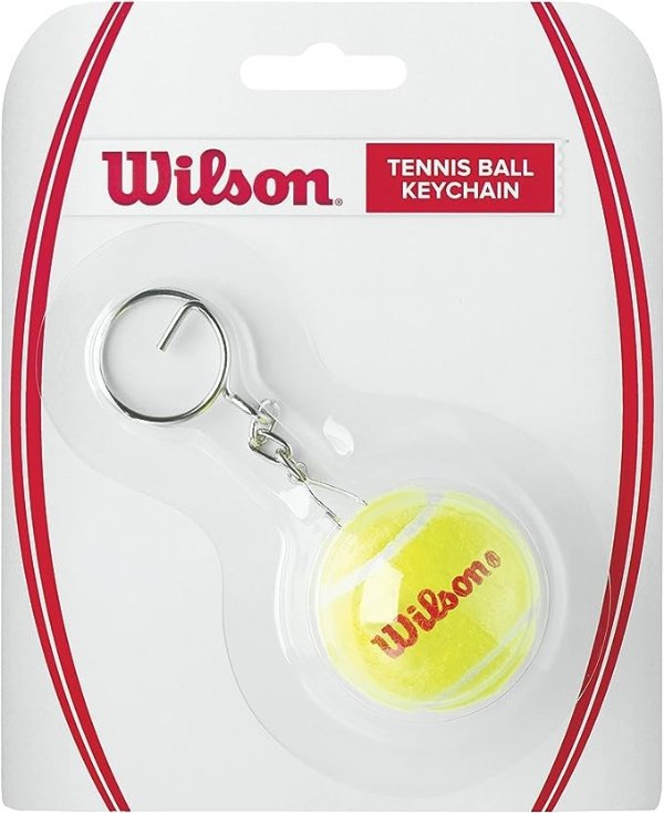 Wilson Sporting Goods Mini Tennis Ball Key Chain, Yellow (WRZ545004)