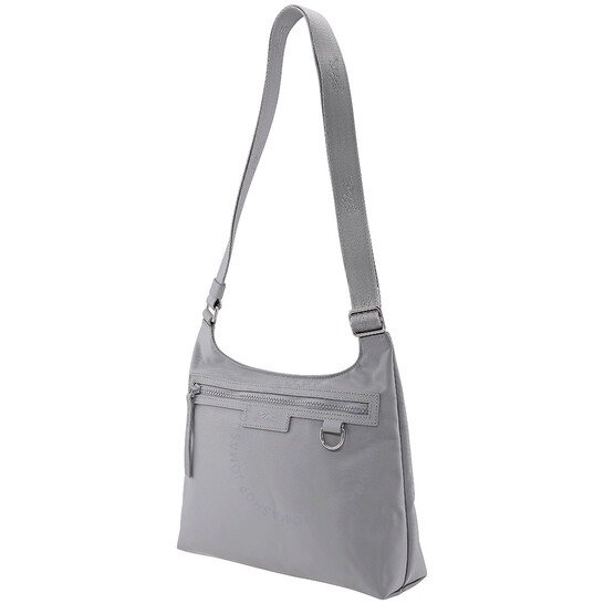 Le Pliage Nylon Flat Crossbody Bag - Grey