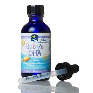 销量第一！Nordic Naturals Baby's Dha挪威鳕鱼婴儿鱼肝油 DHA