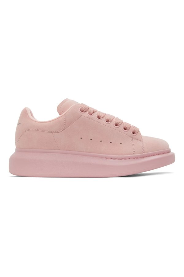 SSENSE Exclusive Pink Suede Oversized Sneakers