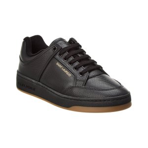 Saint LaurentSL/61 Leather Sneaker / Gilt