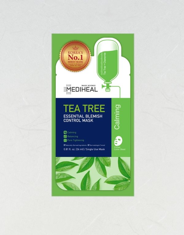 MEDIHEAL Tea Tree Essential Blemish Control Mask - 5/pack