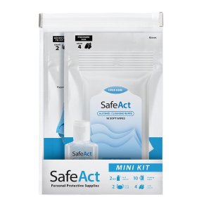 独家：SafeAct 防护套装 含口罩、手套、消毒湿巾、免洗洗手液