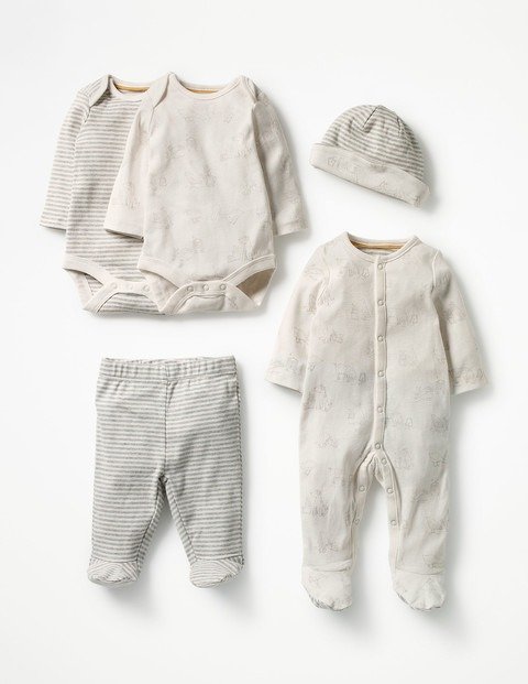 Baby Gifting Set (Shale Grey Farmyard)