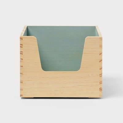 Small Stackable Kids' Storage Wood Bin - Pillowfort™