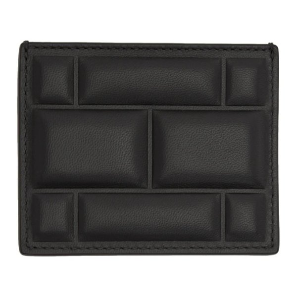 SSENSE Exclusive Black High Frequency Imbottiture Card Holder