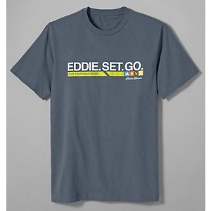 Eddie Bauer Men's Graphic T-Shirt - Eddie. Set. Go.