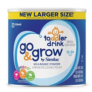 Go & Grow By Similac Milk Based Toddler Drink, Large Size Powder, 24 ounces (Pack of 6)
