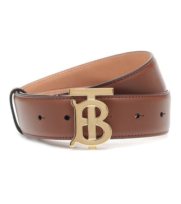 TB leather belt