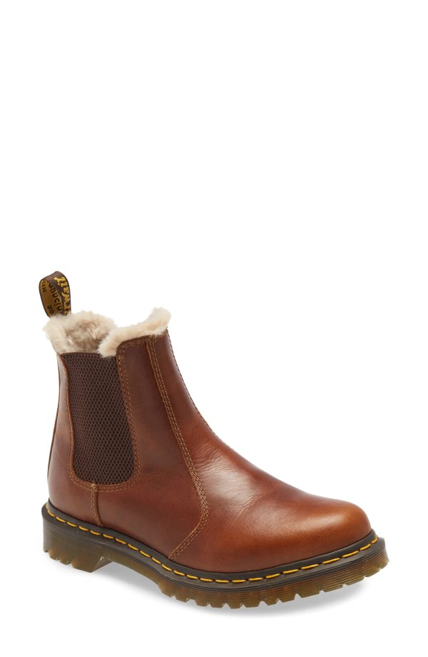 Leonore Faux Fur Lined Chelsea Boot